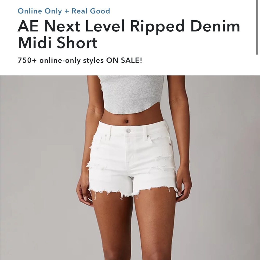 American Eagle Super Stretch Shorts Size 0 Small